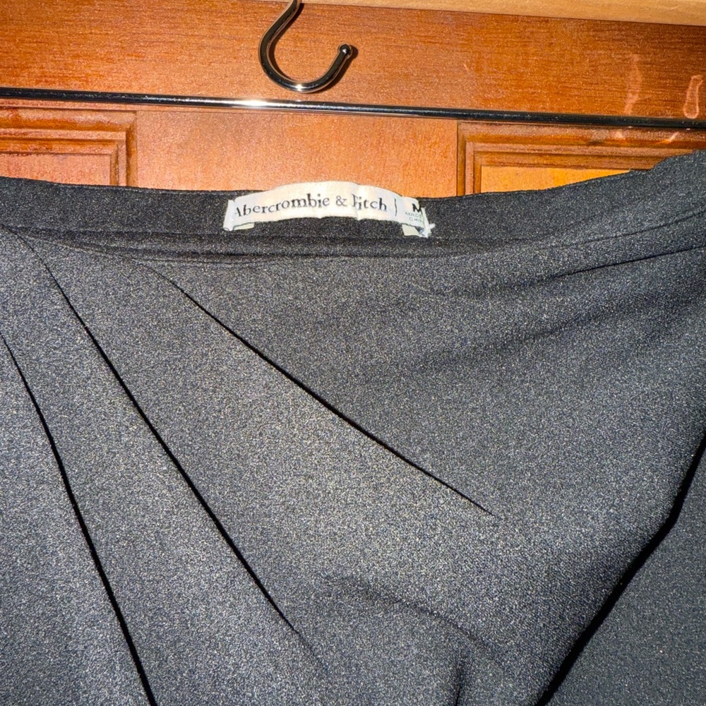 Abercrombie Crepe Draped Midi Skirt - Picture 3 of 3